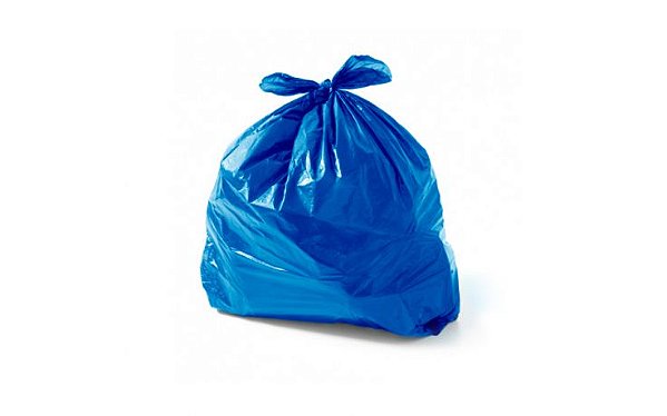 SACO DE LIXO 240 L - 12 M AZUL C/ 50 UNIDS