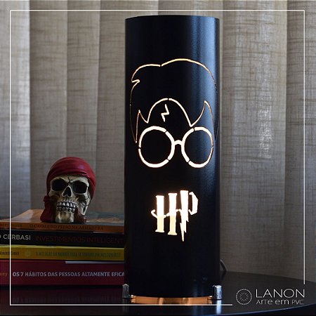 Luminária de mesa decorativa Riscada - Harry Potter