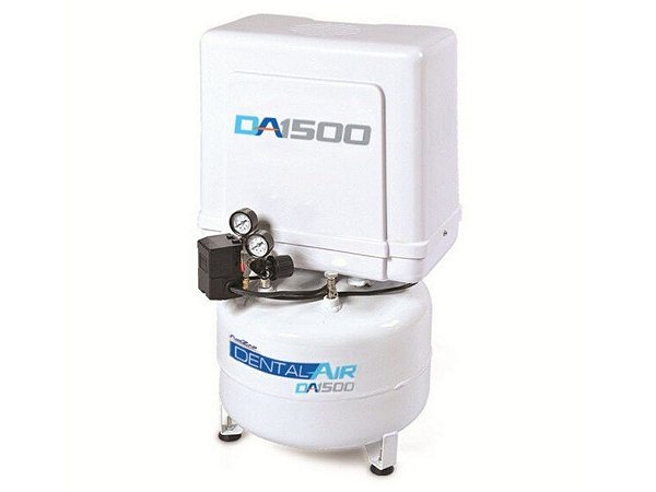 Compressor Odontológico Airzap 7,05 Pés 24 Litros Com Proteção Acústica Da1500 25vfp