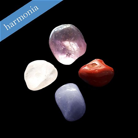 Kit 04 Pedras Naturais - Harmonia