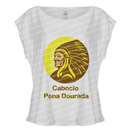 Blusa Feminina Caboclo Pena Dourada