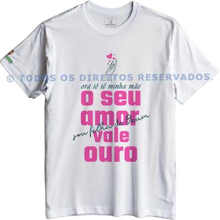 Camiseta Amor de Ouro