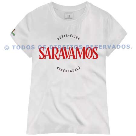 Baby Look Sexta-Feira Saravamos