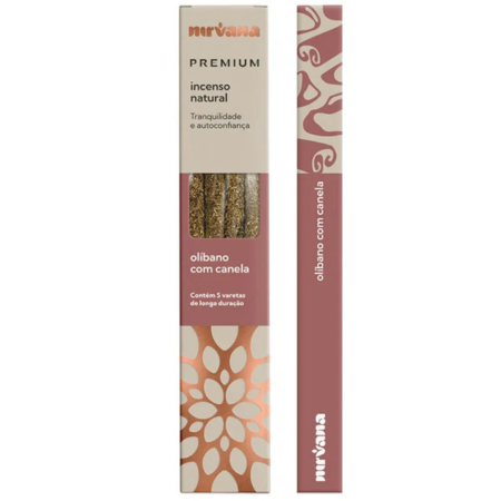 Incenso Nirvana Premium Olíbano com Canela