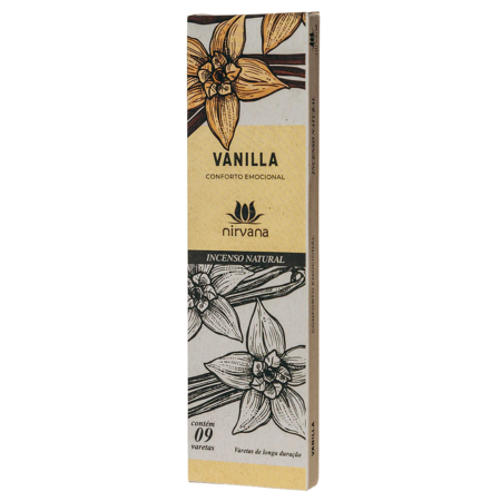 Incenso Natural Nirvana Vanilla (Baunilha): Conforto Emocional