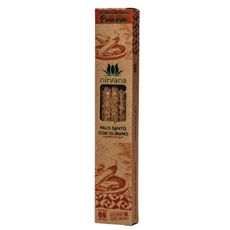 Incenso Nirvana Premium Palo Santo com Olíbano: Purificação