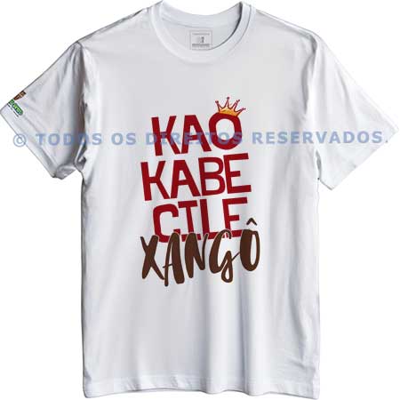 Camiseta Kaô Kabecile Xangô
