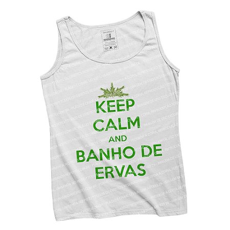 Regatinha Keep Calm and Banho de Ervas