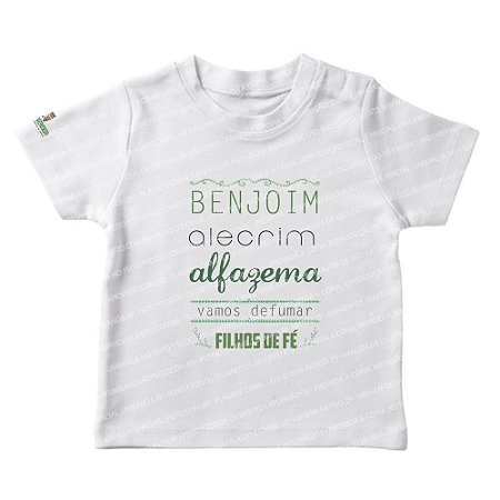 Camiseta Infantil Vamos Defumar