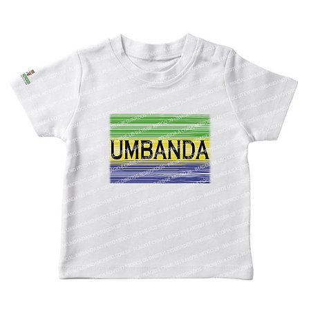 Camiseta Infantil Umbanda em Cores