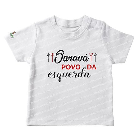 Camiseta Infantil Saravá Povo da Esquerda