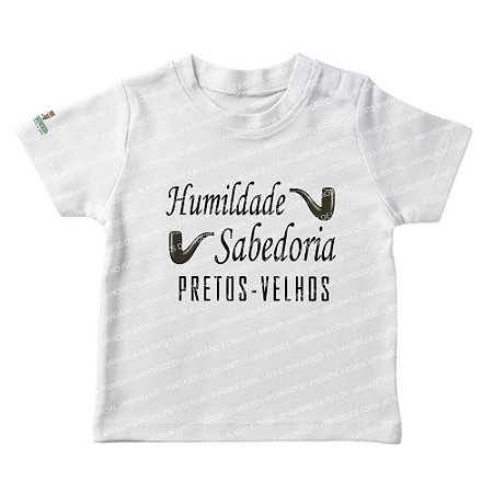 Camiseta Infantil Humildade e Sabedoria