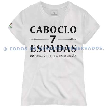 Baby Look Caboclo 7 Espadas