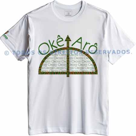 Camiseta Okê Arô Meu Pai Oxossi