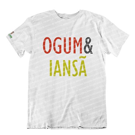 Camiseta Coleção Pai & Mãe: Ogum & Iansã