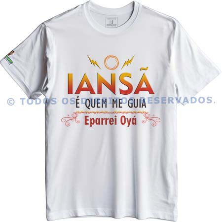 Camiseta Iansã é Quem Me Guia