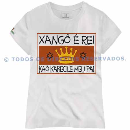 Baby Look Pai Xangô é Rei
