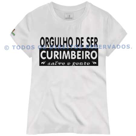 Baby Look Orgulho de Ser Curimbeiro