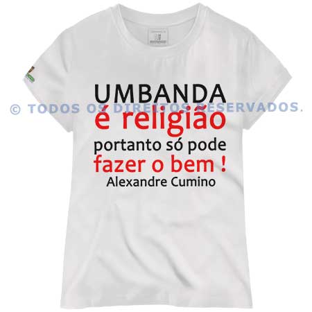 Baby Look Umbanda é Religião