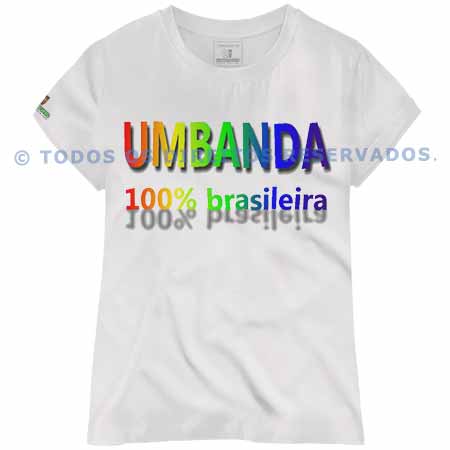 Baby Look Umbanda 100% Brasileira