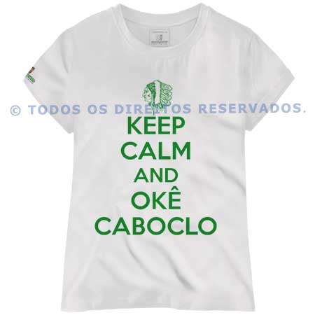 Baby Look Keep Calm and Okê Caboclo
