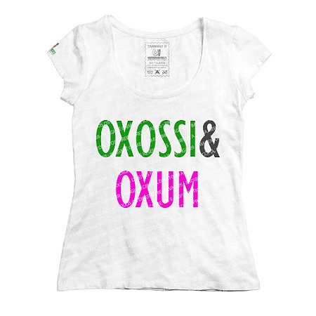 Baby Look Coleção Pai & Mãe: Oxossi & Oxum
