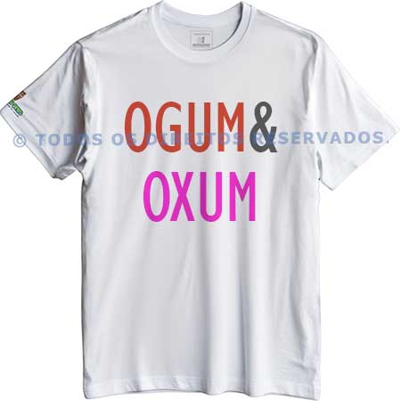 Camiseta Coleção Pai & Mãe: Ogum & Oxum