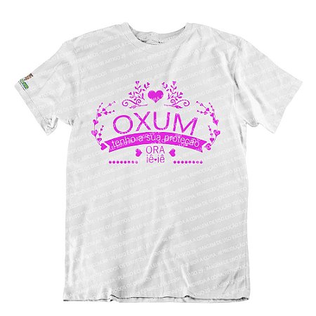 Camiseta Oxum Tenho a Sua Proteção