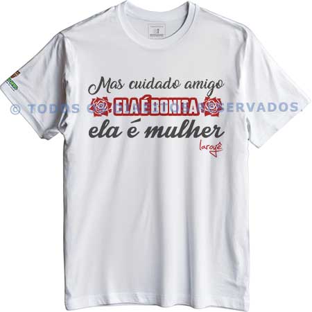 Camiseta Ela é Bonita, Ela é Mulher