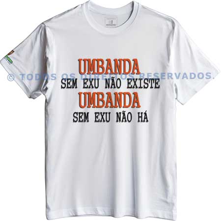 Camiseta Umbanda Sem Exu Não Existe