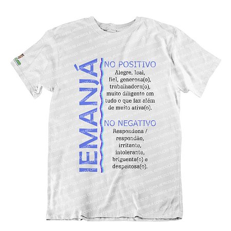 Camiseta Características Filha(o) Iemanjá