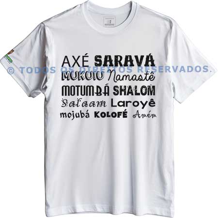 Camiseta Saudações