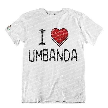 Camiseta I Love Umbanda
