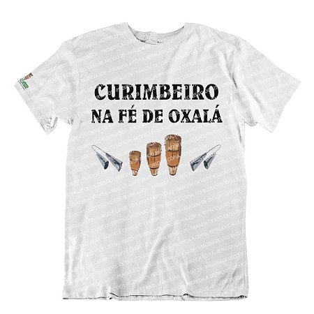 Camiseta Curimbeiro na Fé de Oxalá