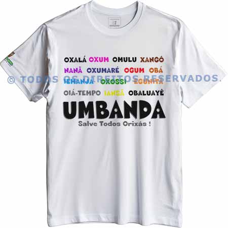 Camiseta Orixás Umbanda