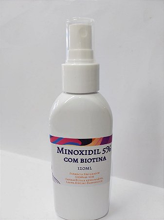 Spray Minoxidil com Biotina 120ml