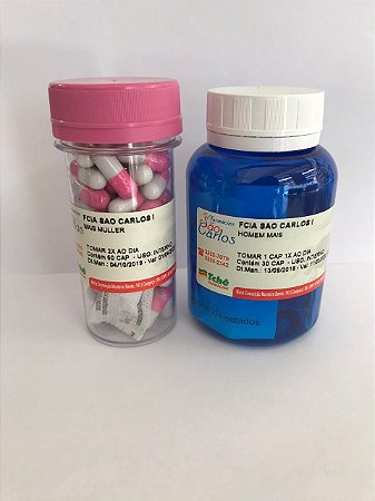 HOMEM MAIS E MULHER MAIS -  30 CÁPSULAS E 60 CÁPSULAS