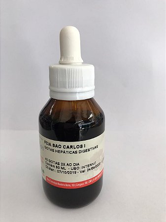 GOTAS HEPÁTICAS DIGESTIVAS 60ml