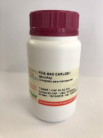 Composto para Menopausa -  30 cápsulas