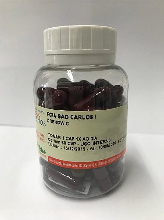 Drenow C -  (Drenagem diária)- 60 cápsulas