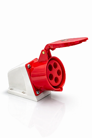 Tomada Sobrepor Industrial 32A 4P+T 6h 380V/415V