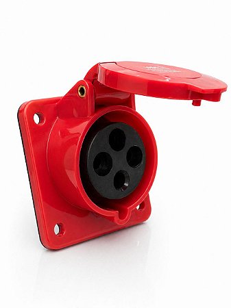 Tomada Fêmea Embutir Industrial 32A 3P+T 6h 380/415V
