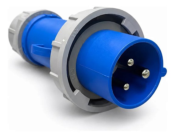 Plug Tomada Industrial Macho 16A 3Pinos 2P+T IP67