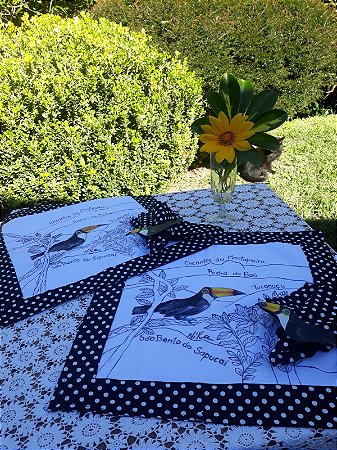 Jogo americano+ caixa