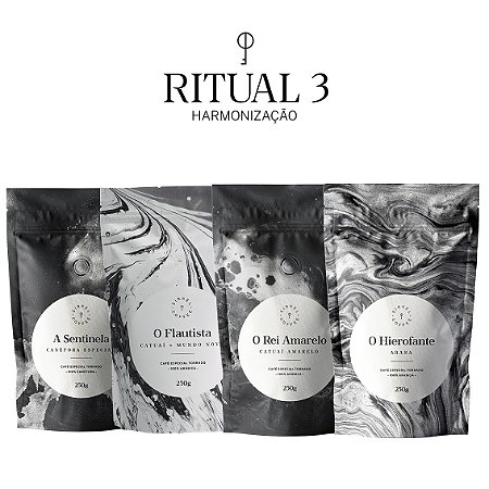 Kit Ritual 03 "Harmonização" | 4 Cafés Especiais 250g