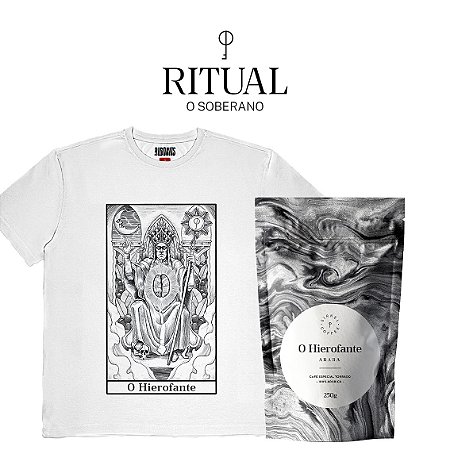 Kit Ritual "O Soberano" | Camiseta Exclusiva + O Hierofante 250g