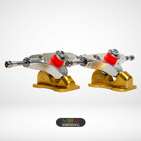 Setup 143 - Eixo PRATA e Bases 45°/35° OURO FIQUEI RICO - Kit 54