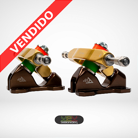 Setup 143 - Eixo OURO FIQUEI RICO e Bases 45°/35° BRONZE CAMALEÃO - Kit 60