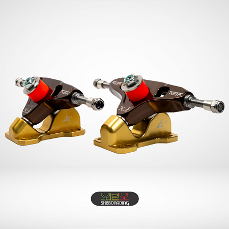Setup 143 - Eixo BRONZE CAMALEÃO e Bases 45°/35° OURO FIQUEI RICO - Kit 53