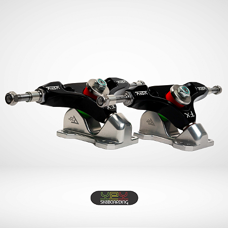 Setup 158mm - Eixos Preto / Base Prata 45°/35° - Kit 08